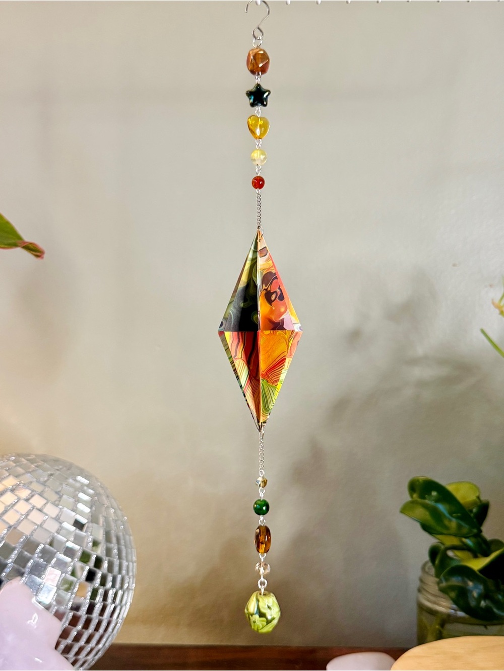 Origami Ornament #2599 - Modular Paper Diamond